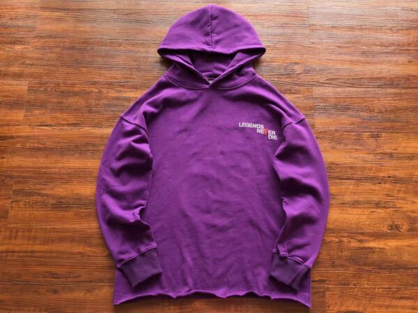 Vlone Blue Fire Purple Hoodie