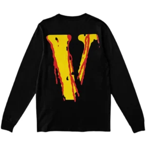 Vlone Blood Smiley Face Black Sweatshirt