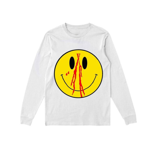 Vlone Blood Smiley Face Black Sweatshirt