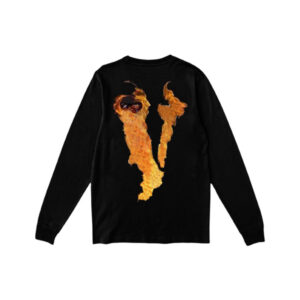 Vlone Flaming Friends Sweatshirt – Black