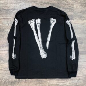 Vlone Skull and Bones Long Sleeve Sweatshirt – Black