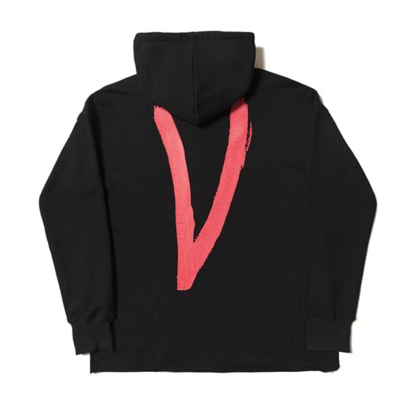 New Vlone Black Pullover Hoodie
